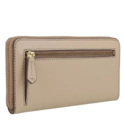 Portafoglio Donna Zip Around THE BRIDGE linea Lucrezia in Pelle color Burro