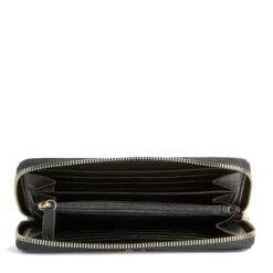 Portafoglio Donna Zip Around 1A Classe Alviero Martini linea Folk Geo Night Nero PO97