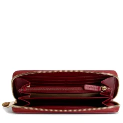 Portafoglio Donna Zip Around 1A Classe Alviero Martini linea Windy City Rosso Acero PM75
