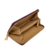 Portafoglio Donna Zip Around LOVE MOSCHINO color Vino con Placca Logata