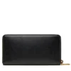 Portafoglio Donna Zip Around LOVE MOSCHINO Nero con Placca Logata