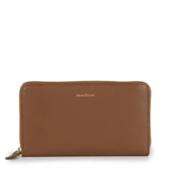 Portafoglio Donna Zip Around GIANNI CONTI linea Oliver in Pelle color Cuoio