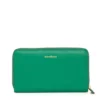 Portafoglio Donna Zip Around GIANNI CONTI linea Oliver in Pelle Verde