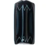 Portafoglio Donna Zip Around PIQUADRO In Pelle Nera Linea Blue Square - PD3229B2R