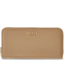 Portafoglio GUESS Chiuso con Zip Linea Amorette colore Beige
