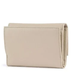 Portafoglio Piccolo COCCINELLE in Pelle Martellata Linea Metallic Soft colore Sandshell