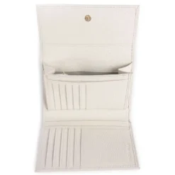 Portafoglio Piccolo COCCINELLE in Pelle Martellata Linea Metallic Soft colore Pearl