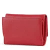Portafoglio Piccolo COCCINELLE in Pelle Martellata Linea Metallic Soft colore Scarlet
