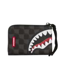 Portafoglio Piccolo con Zip SPRAYGROUND stampa Sharks in Paris Balloon Black