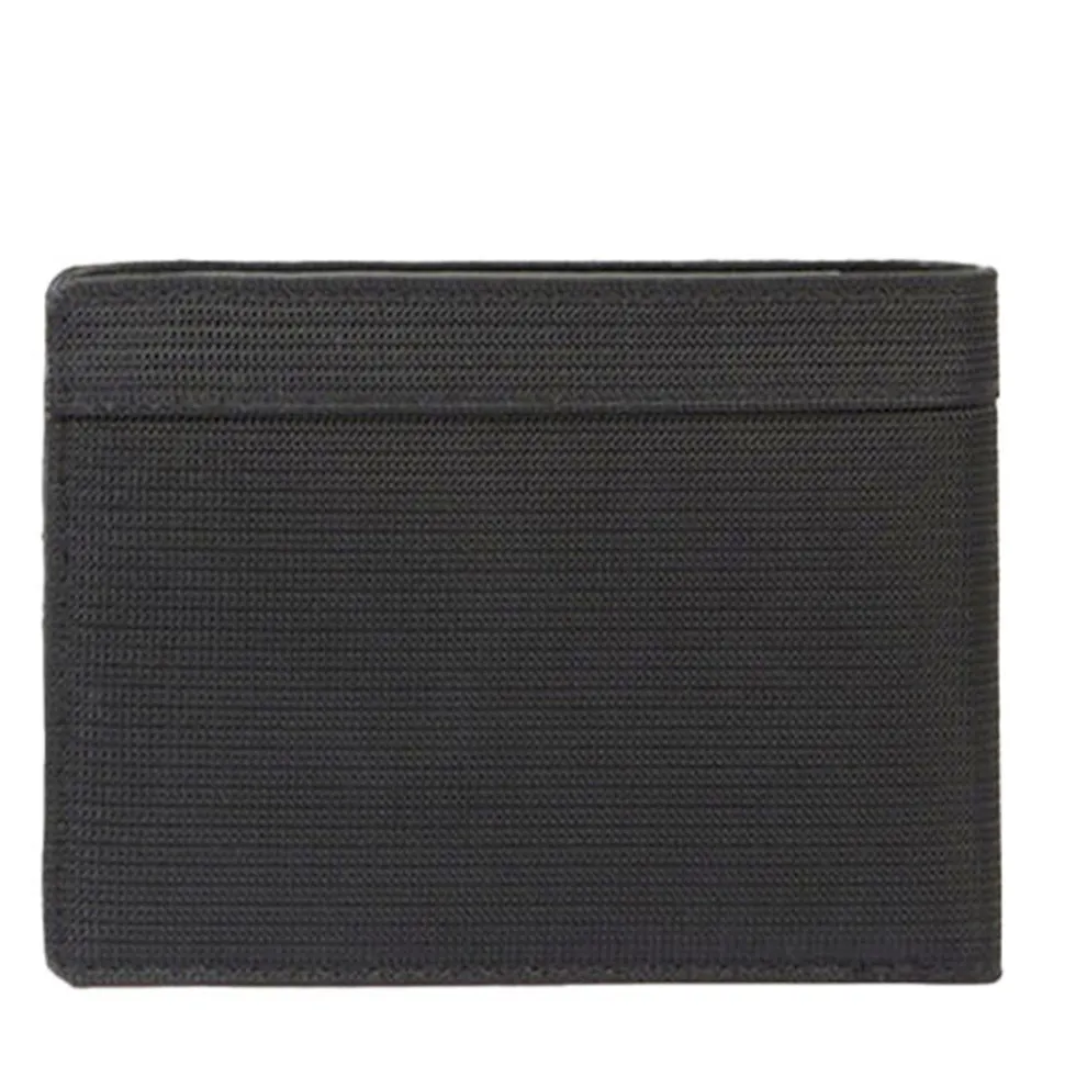 Portafoglio PIQUADRO Uomo con Portamonete In Tessuto e Pelle Colore Nero Linea Orion - PU257S136R