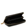 Portafoglio Trapuntato Zip Around LOVE MOSCHINO linea Embossed Nero