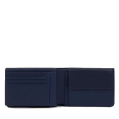 Portafoglio Uomo con Pattina PIQUADRO in Pelle Blu - PU1392W122R