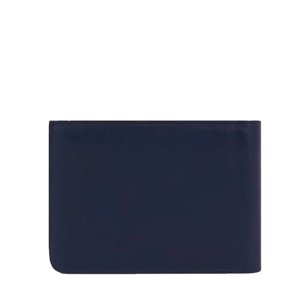 Portafoglio Uomo con Pattina PIQUADRO in Pelle Blu - PU1392W122R