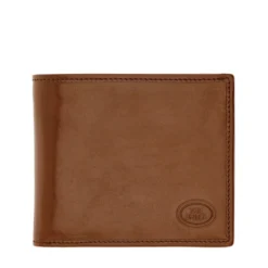 Portafoglio Uomo con Pattina e Portamonete THE BRIDGE In Pelle Marrone linea Story 01426601