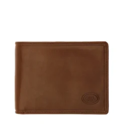 Portafoglio Uomo con Pattina e Portamonete THE BRIDGE In Pelle Marrone linea Story 01402301