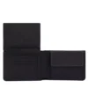 Portafoglio Uomo con Pattina PIQUADRO in Pelle Nera - PU1392W122R