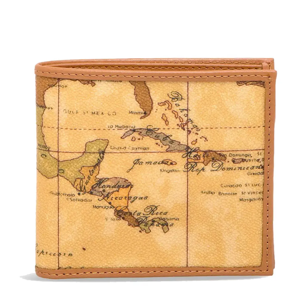 Portafoglio Uomo Piccolo con Portamonete 1A Classe Alviero Martini linea Geo Classic W103