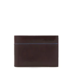 Portafoglio Uomo PIQUADRO con Porta Monete Linea Revamp Colore Mogano - PU257B2VR
