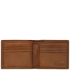 Portafoglio Uomo Portacarte con Pattina THE BRIDGE In Pelle Marrone linea Story Made in Italy