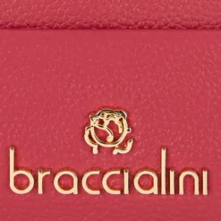 Portatessere Donna BRACCIALINI linea Basic in Pelle Rosso Scuro