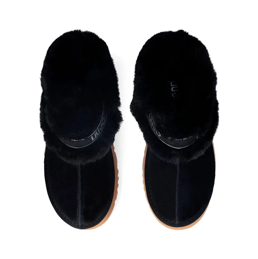 Sabot Donna Imbottiti LIU JO Juny 01 in Suede Nero