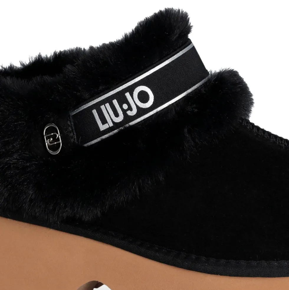 Sabot Donna Imbottiti LIU JO Juny 01 in Suede Nero