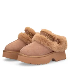 Sabot Donna Imbottiti LIU JO Juny 01 in Suede color Cognac