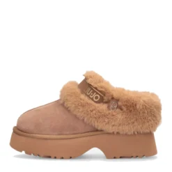 Sabot Donna Imbottiti LIU JO Juny 01 in Suede color Cognac