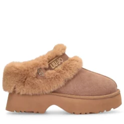 Sabot Donna Imbottiti LIU JO Juny 01 in Suede color Cognac