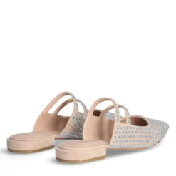 Sabot Donna LIU JO Viola 16 in Suede Beige con Strass