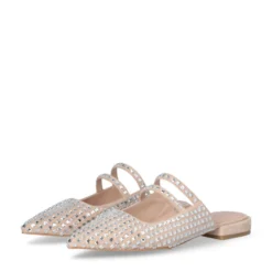 Sabot Donna LIU JO Viola 16 in Suede Beige con Strass