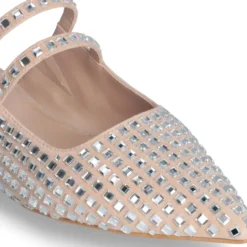 Sabot Donna LIU JO Viola 16 in Suede Beige con Strass