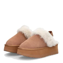 Sabot Platform Imbottiti LIU JO Jane 10 in Suede color Cognac
