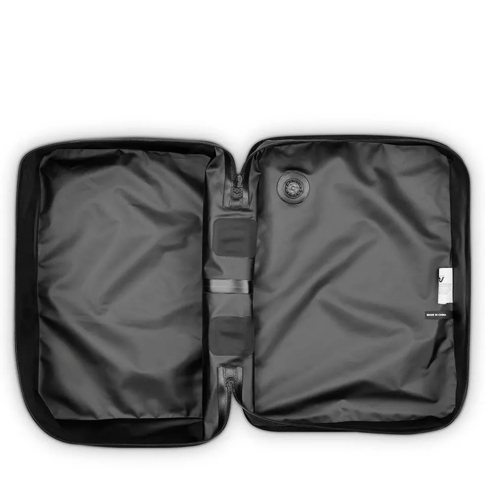Sacca Sottovuoto per Zaino RONCATO linea Flatty in Tessuto Nero e Turchese
