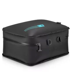 Sacca Sottovuoto per Zaino RONCATO linea Flatty in Tessuto Nero e Turchese