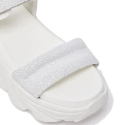 Sandali Chuncky Donna LIU JO Steffy Sandal 01 in Suede Bianco