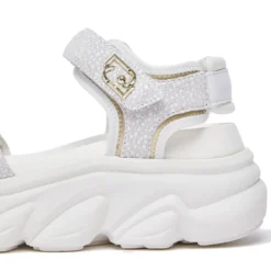 Sandali Chuncky Donna LIU JO Steffy Sandal 01 in Suede Bianco