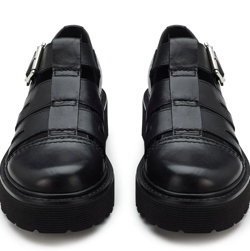 Sandali CULT Slash 4210 in Pelle Black