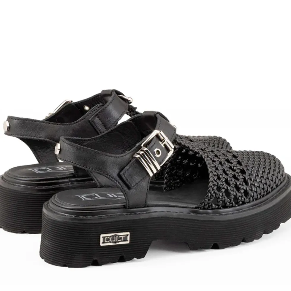 Sandali CULT Slash 4684 in Pelle Nera