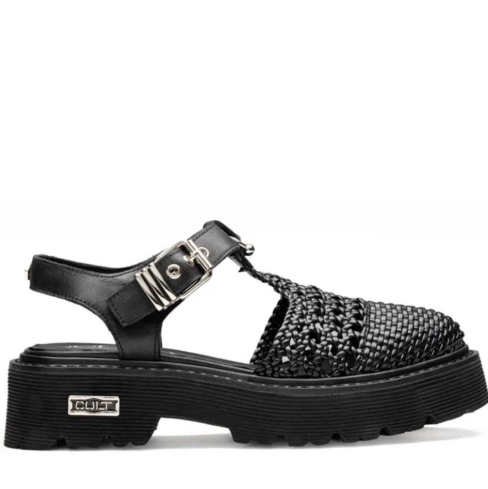 Sandali CULT Slash 4684 in Pelle Nera