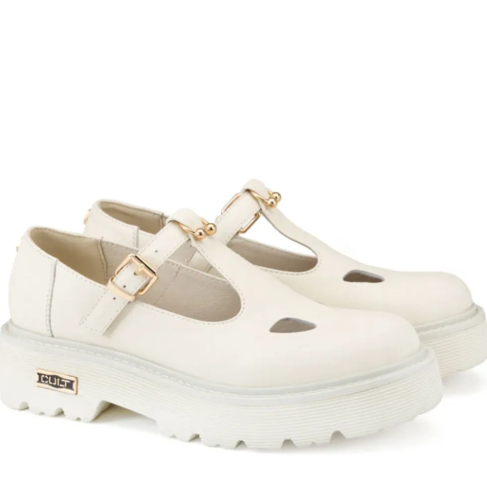 Sandali CULT Slash 4689 in Pelle Off White