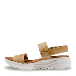 Sandali Donna 1A Classe Alviero Martini in Eco Nappa stampa Geo Classic 1409