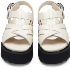 Sandali Donna CULT Cher 4535 in Pelle Off White