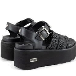 Sandali Donna CULT Nancy 4749 in Pelle Intrecciata Nera