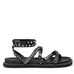 Sandali Donna CULT Roshelle 3886 in Pelle Colore Black con Borchie e Catene