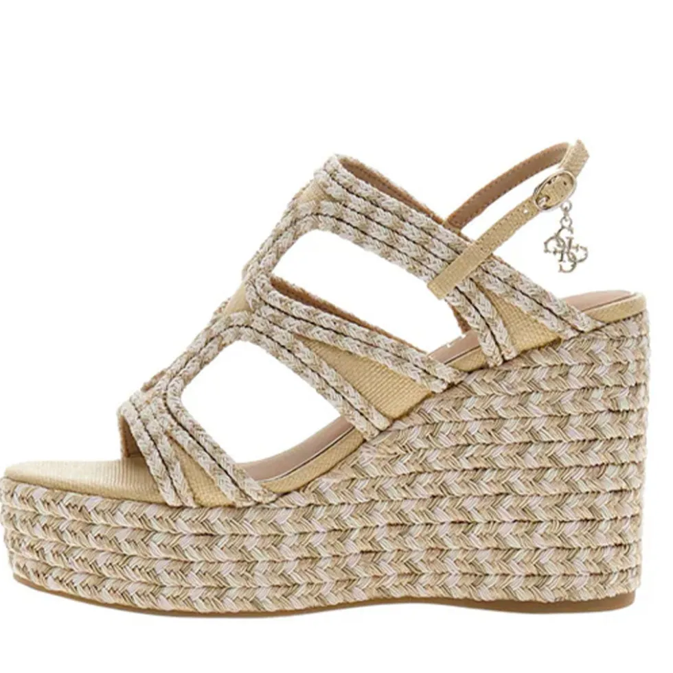 Sandali Donna GUESS con Zeppa Linea Evers Colore Pink