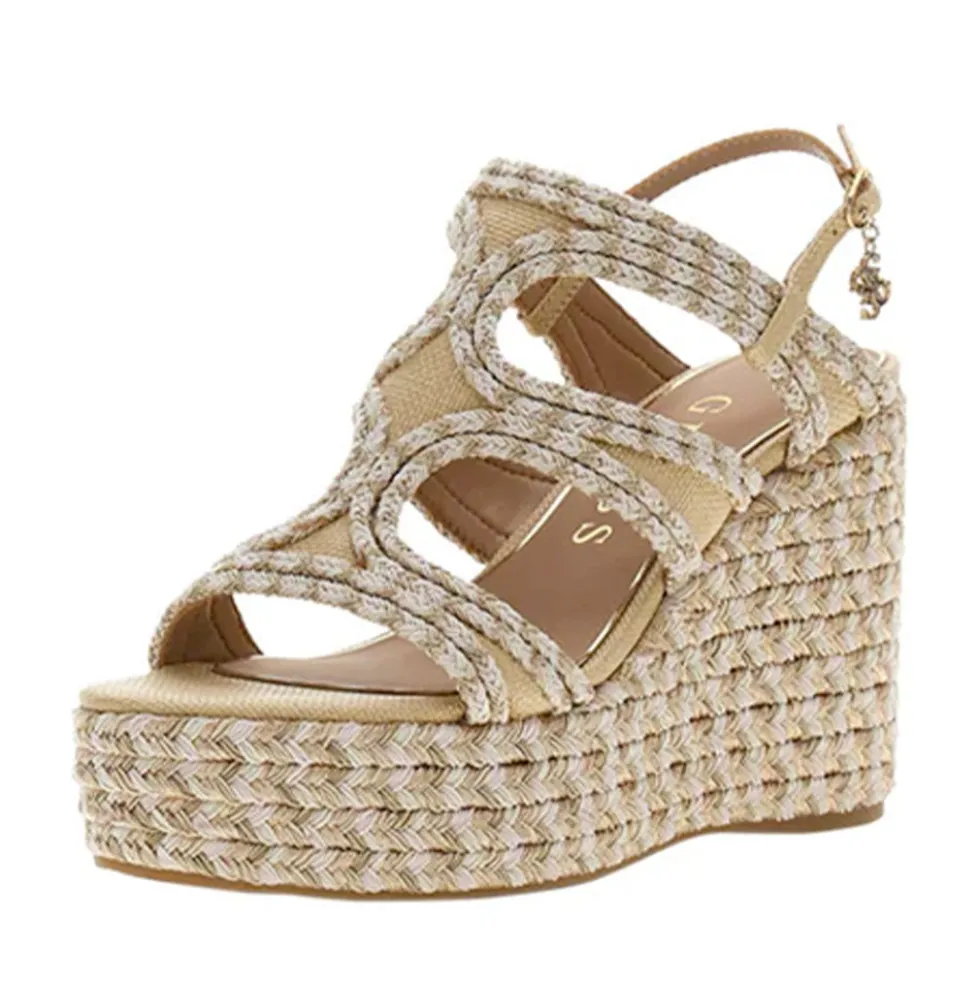Sandali Donna GUESS con Zeppa Linea Evers Colore Pink