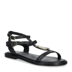 Sandali Flat PATRIZIA PEPE Girl linea Flyclassic Sandal in Pelle Nera