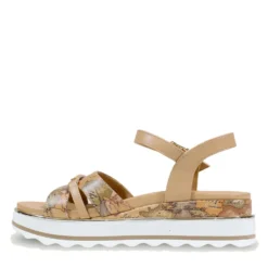 Sandali Platform 1A Classe Alviero Martini in Eco Nappa stampa Geo Classic 2466
