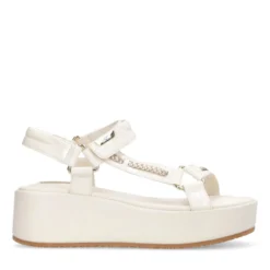 Sandali Platform Donna LIU JO Flo 05 in Vernice color Latte